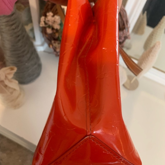 Authentic Louis Vuitton veneer red orange bag - Picture 6 of 15